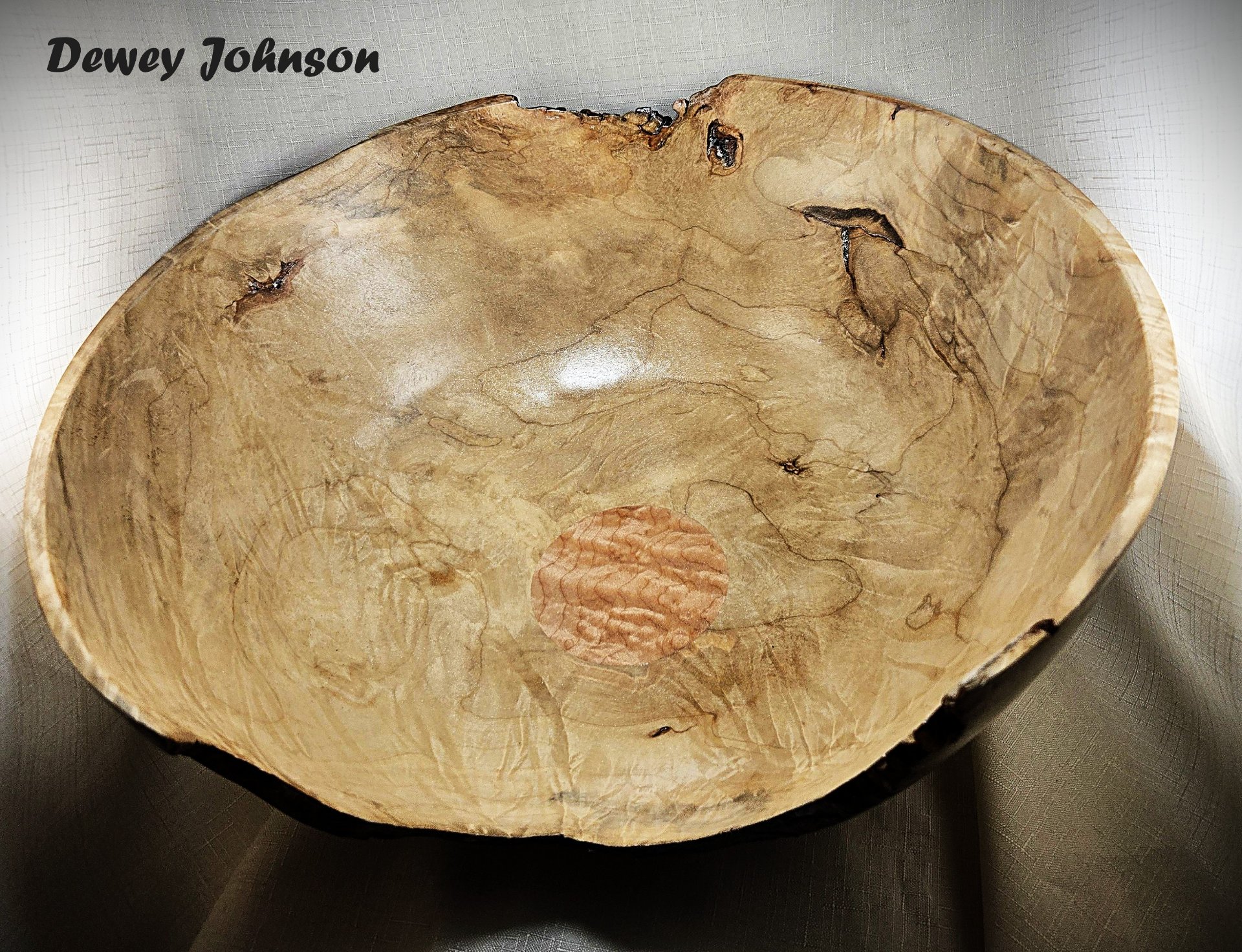 Silver Maple Burl Bowl