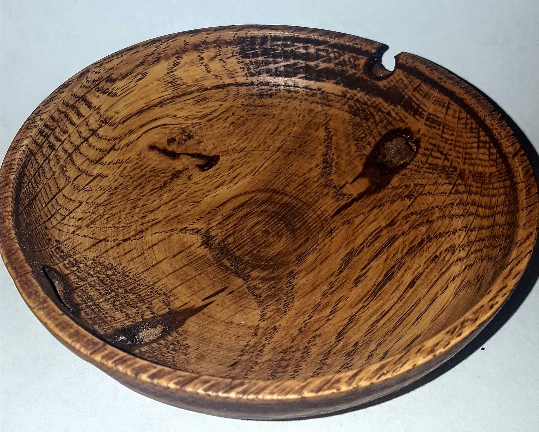 Small oak dish