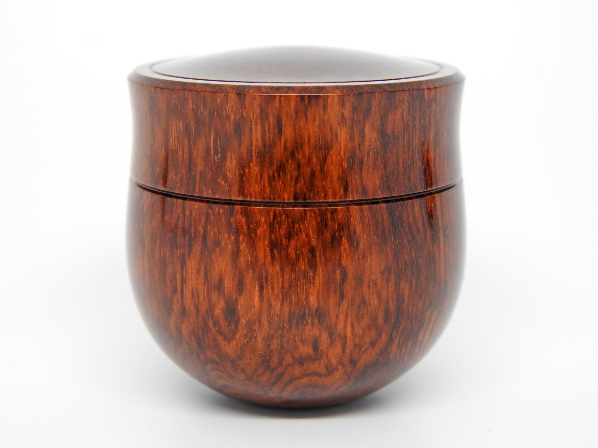 Snakewood Mini Round Bottom Box