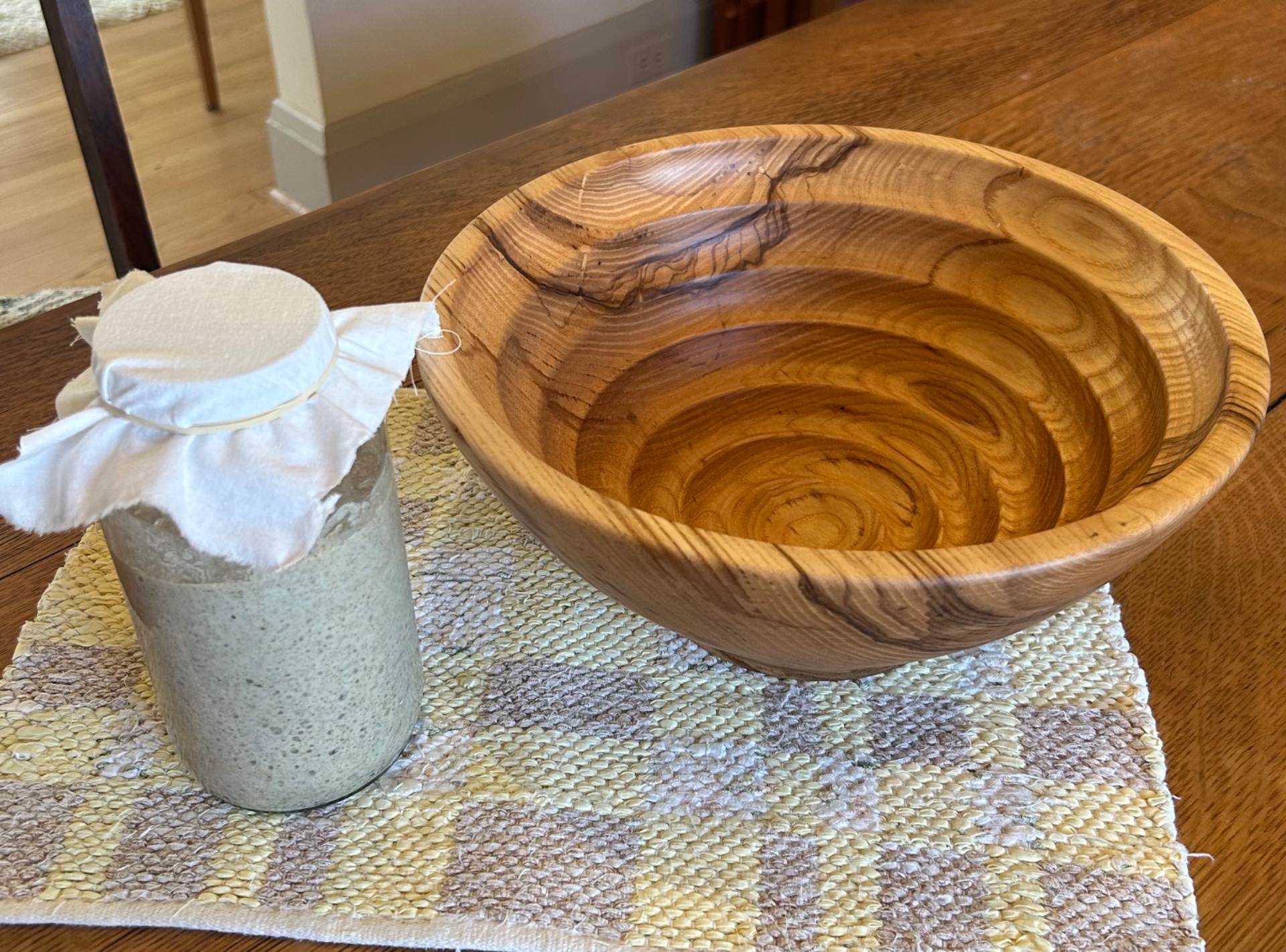 Sourdough bread proofing Banneton