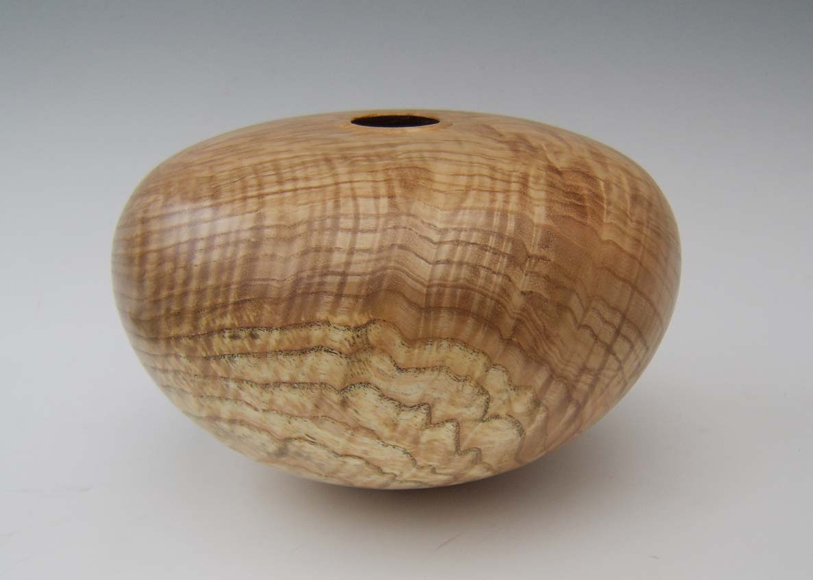 Spalted Ash hollow form