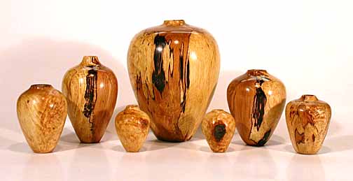 Spalted beech hollowforms