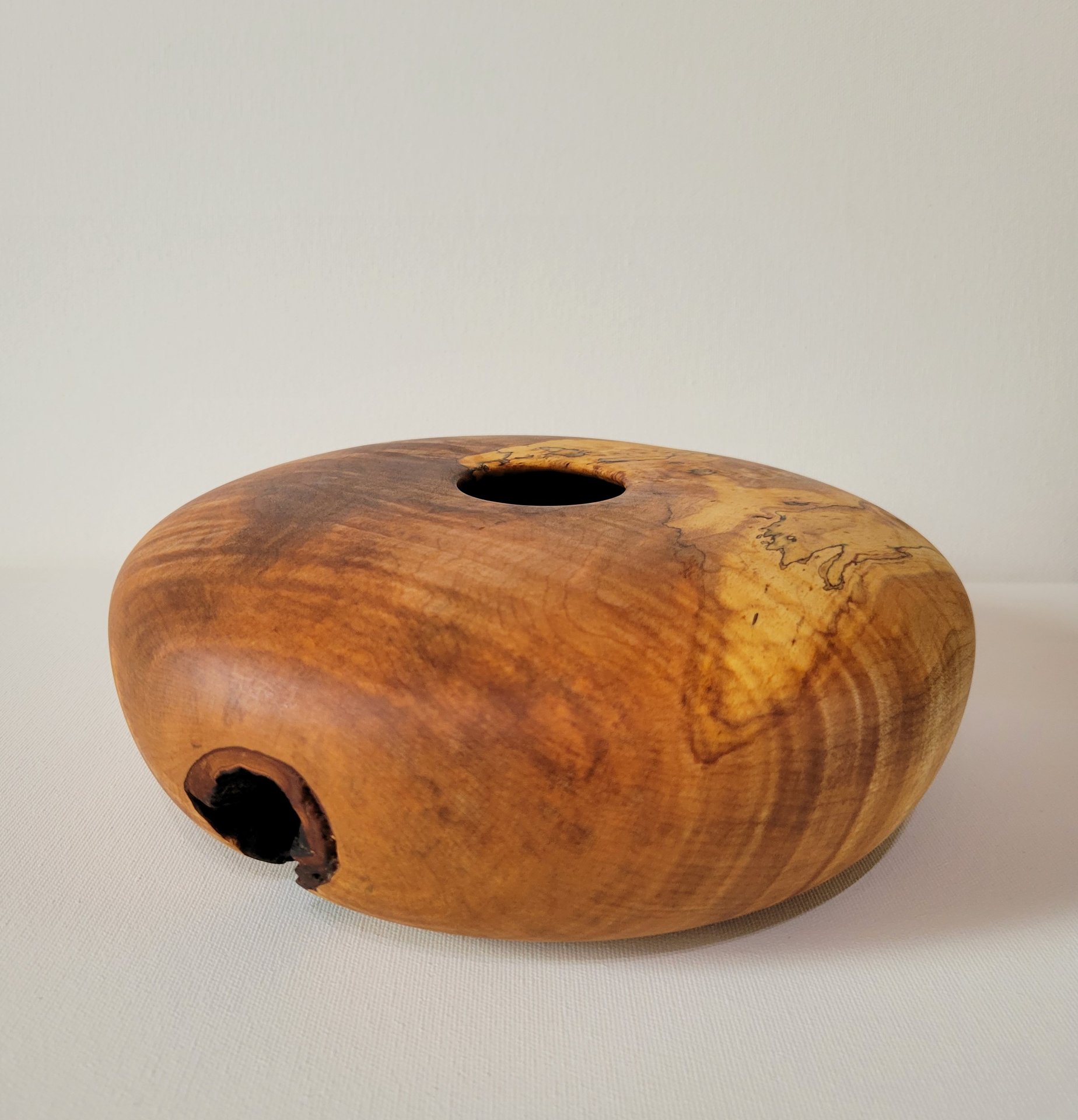 Spalted Bigleaf Maple Hollow Form