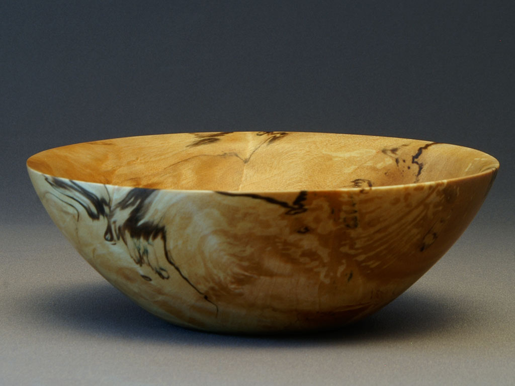 Spalted birch bowl