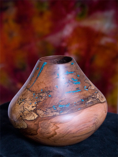 Spalted Dogwood hollow form
