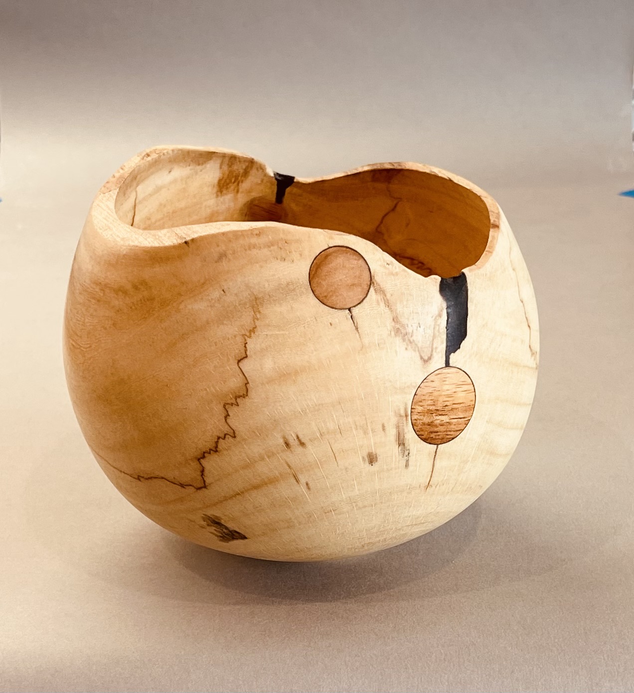 Spalted jacaranda with inserts