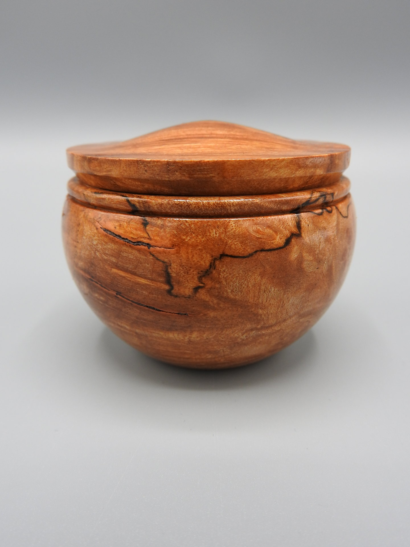 Spalted Maple Burl Lidded Box