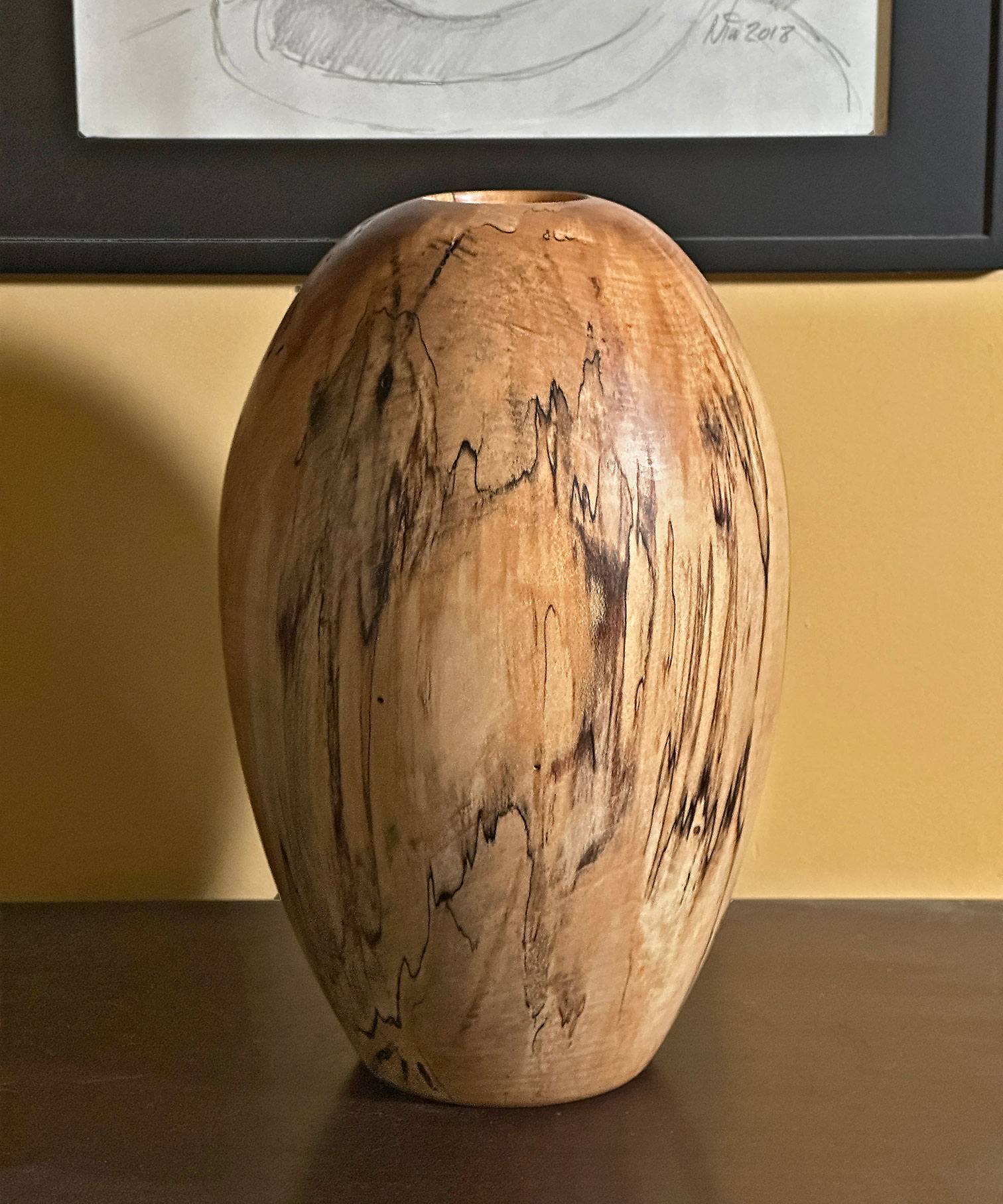 Spalted Maple Hollow Form