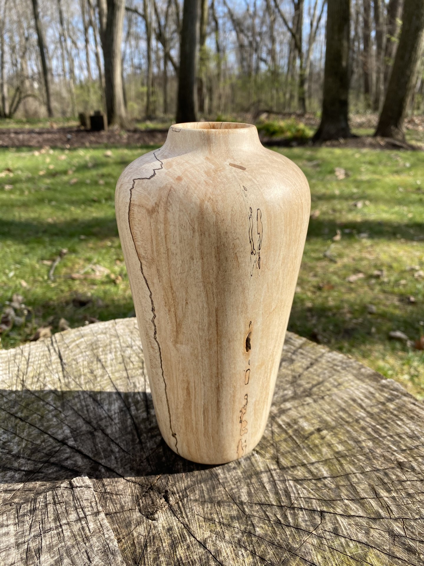 Spalted Maple Vase