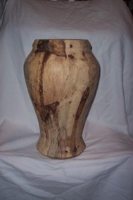 Spalted Pecan hollow vessel