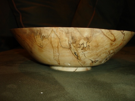 Spaulted Maple bowl