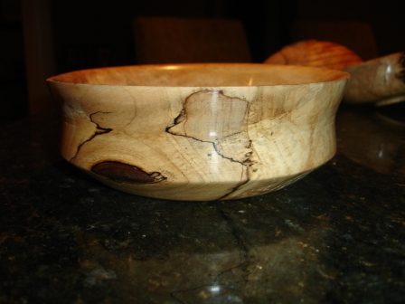 Spaulted Maple bowl