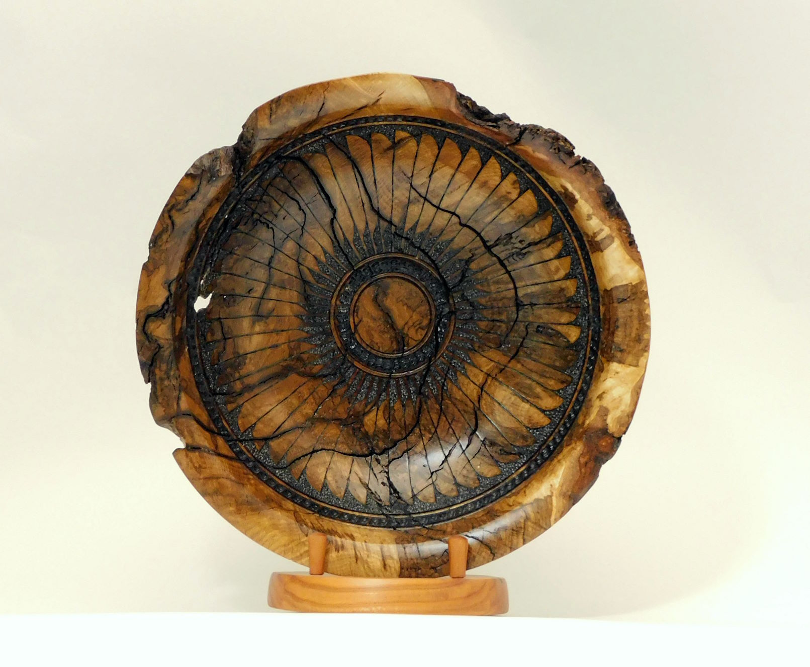 Swamp Oak feathered bowl