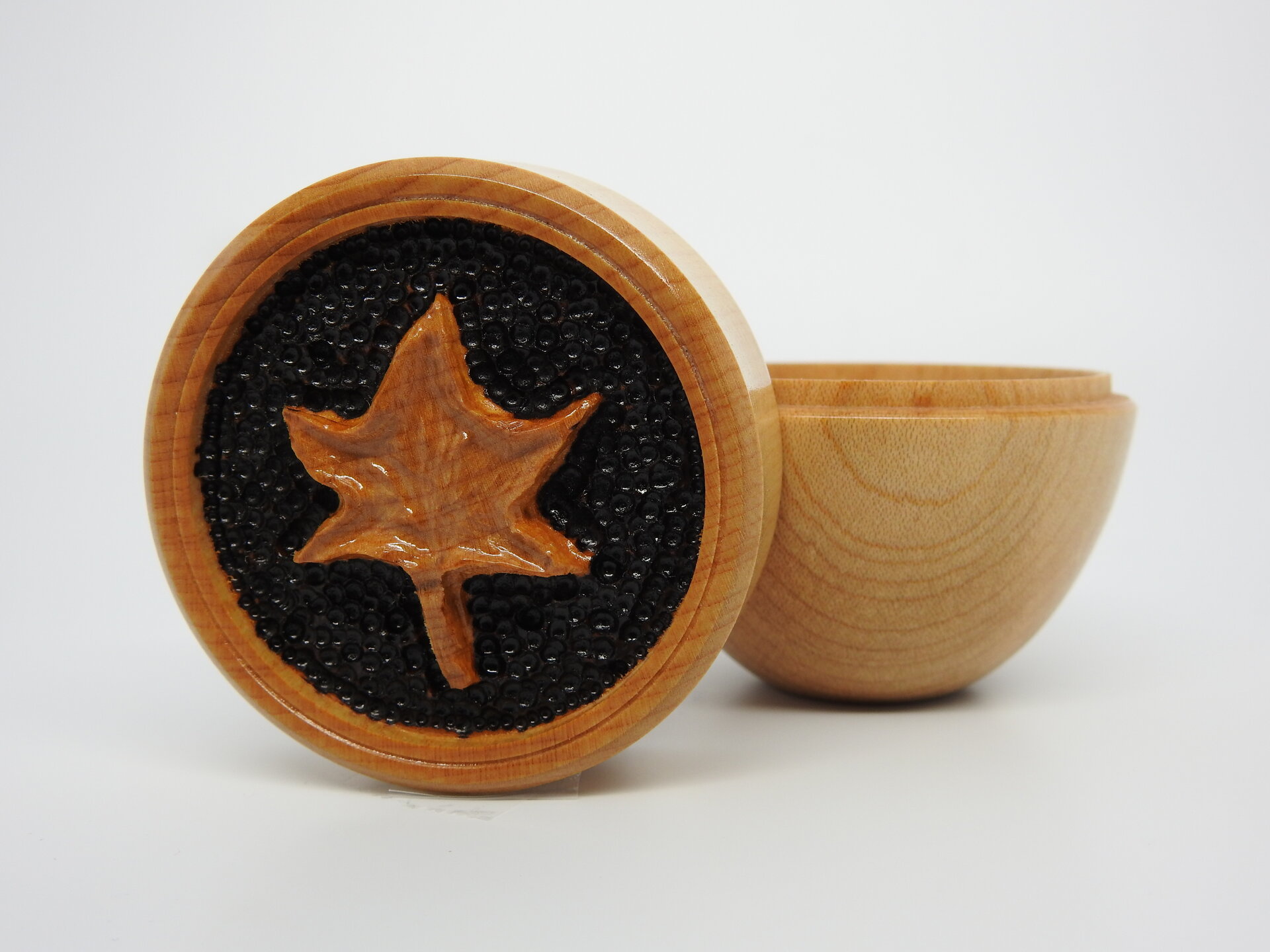 Sweetgum Leaf Lidded Box