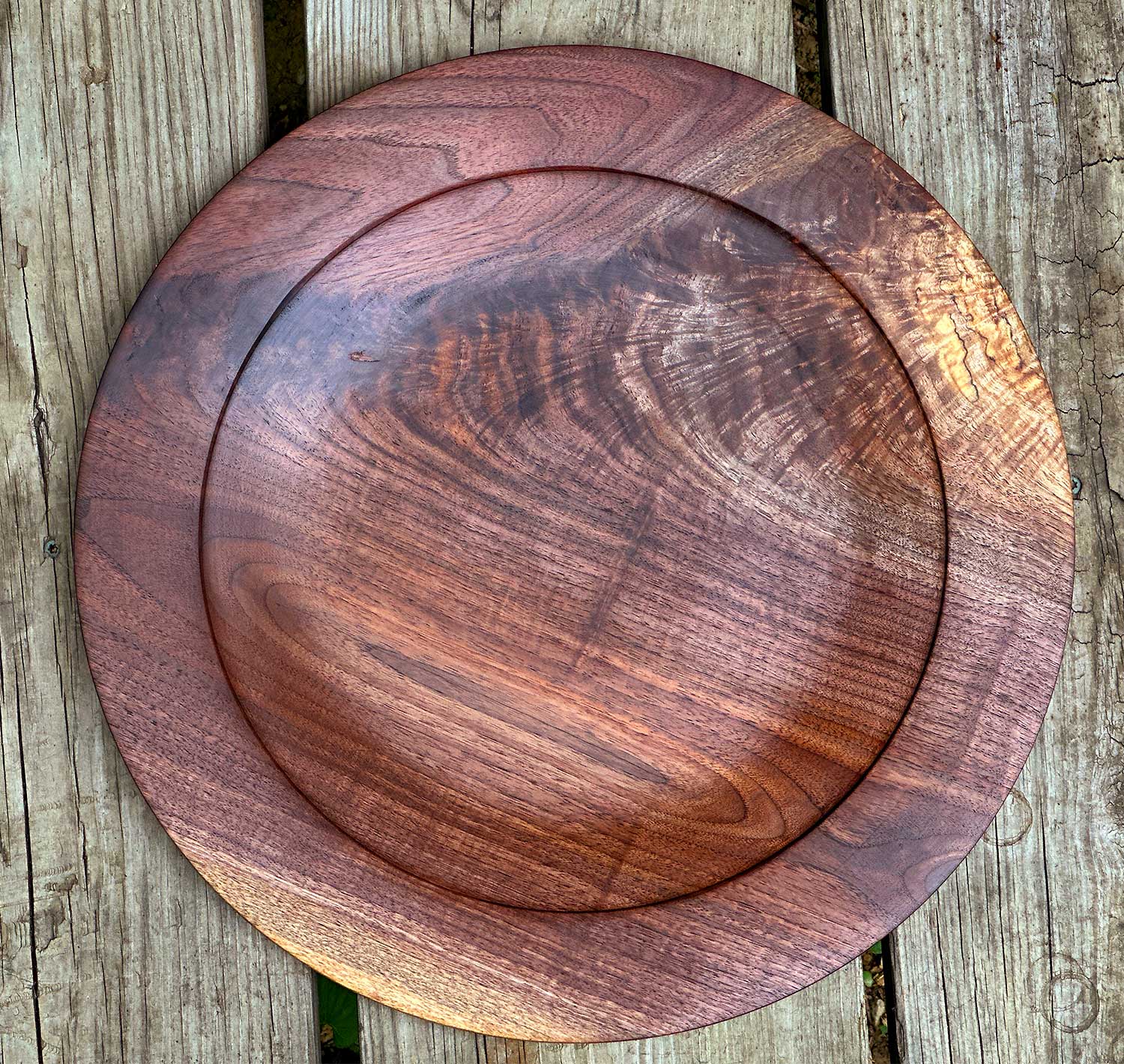 Very Large Walnut Platter | American Association of Woodturners