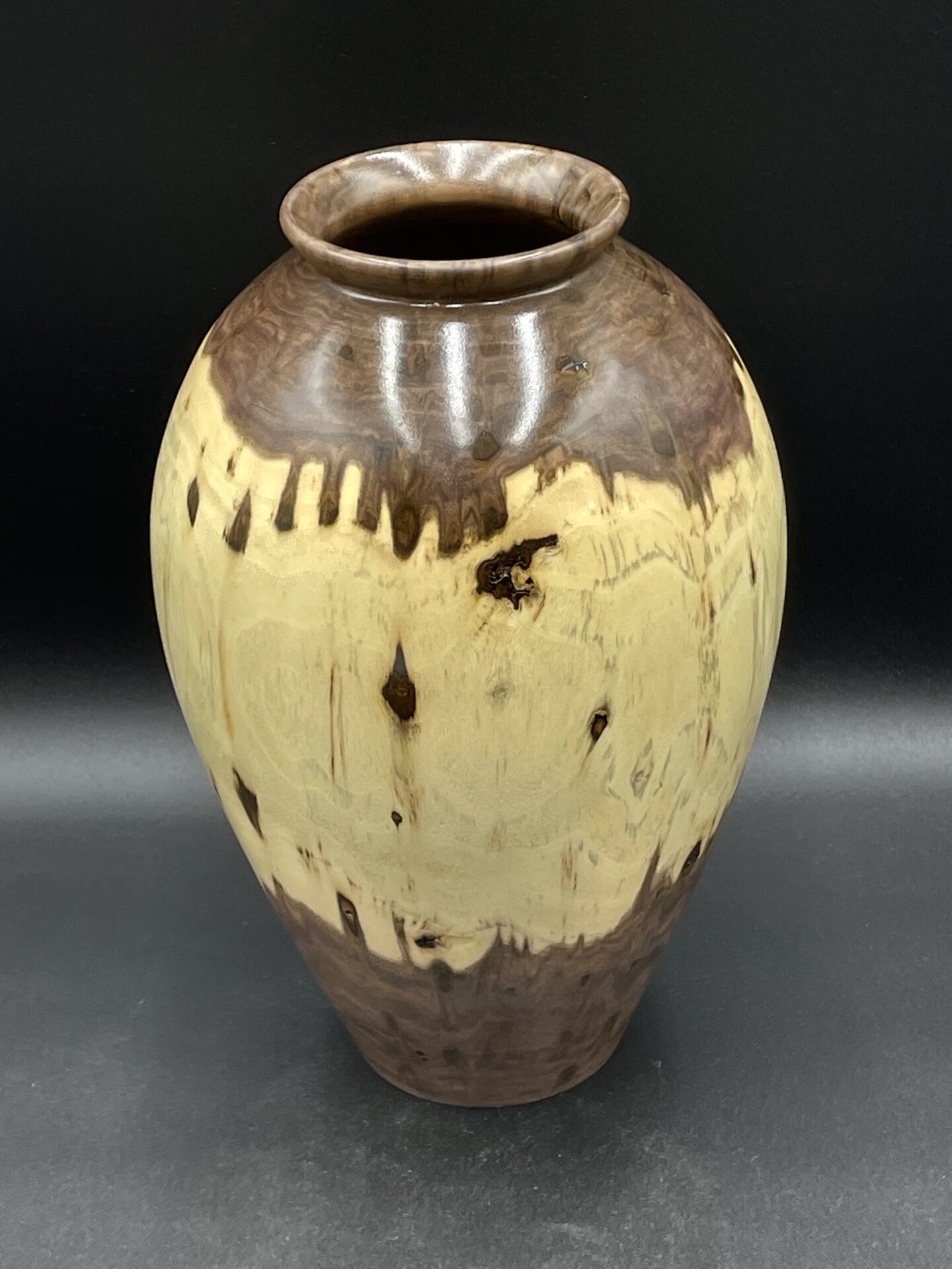 Walnut #475 Hollow Form Vase