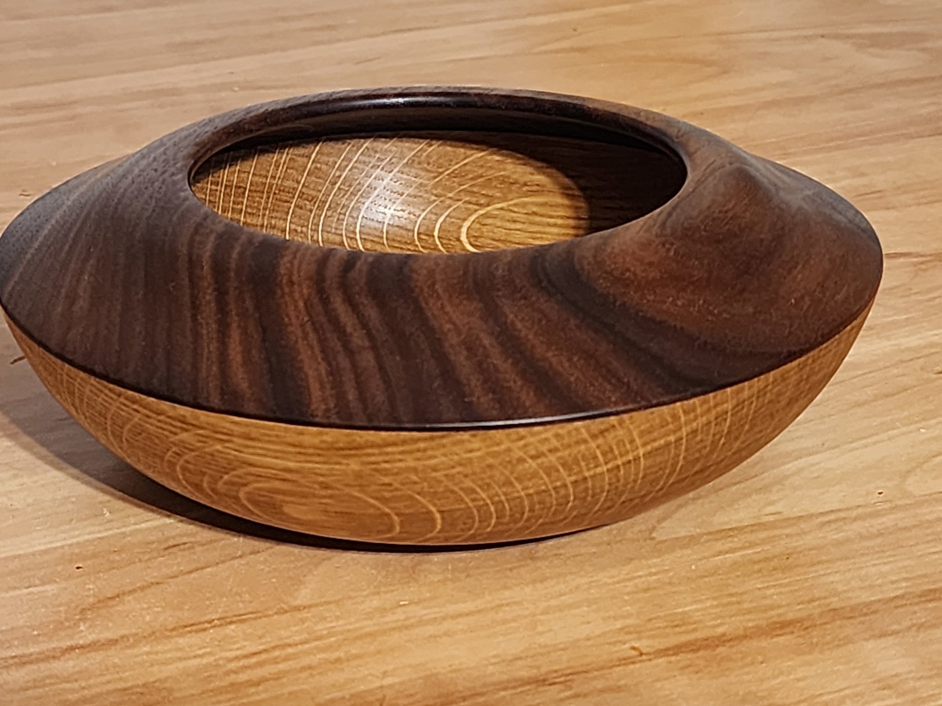 Walnut and white oak "discount hollow form"