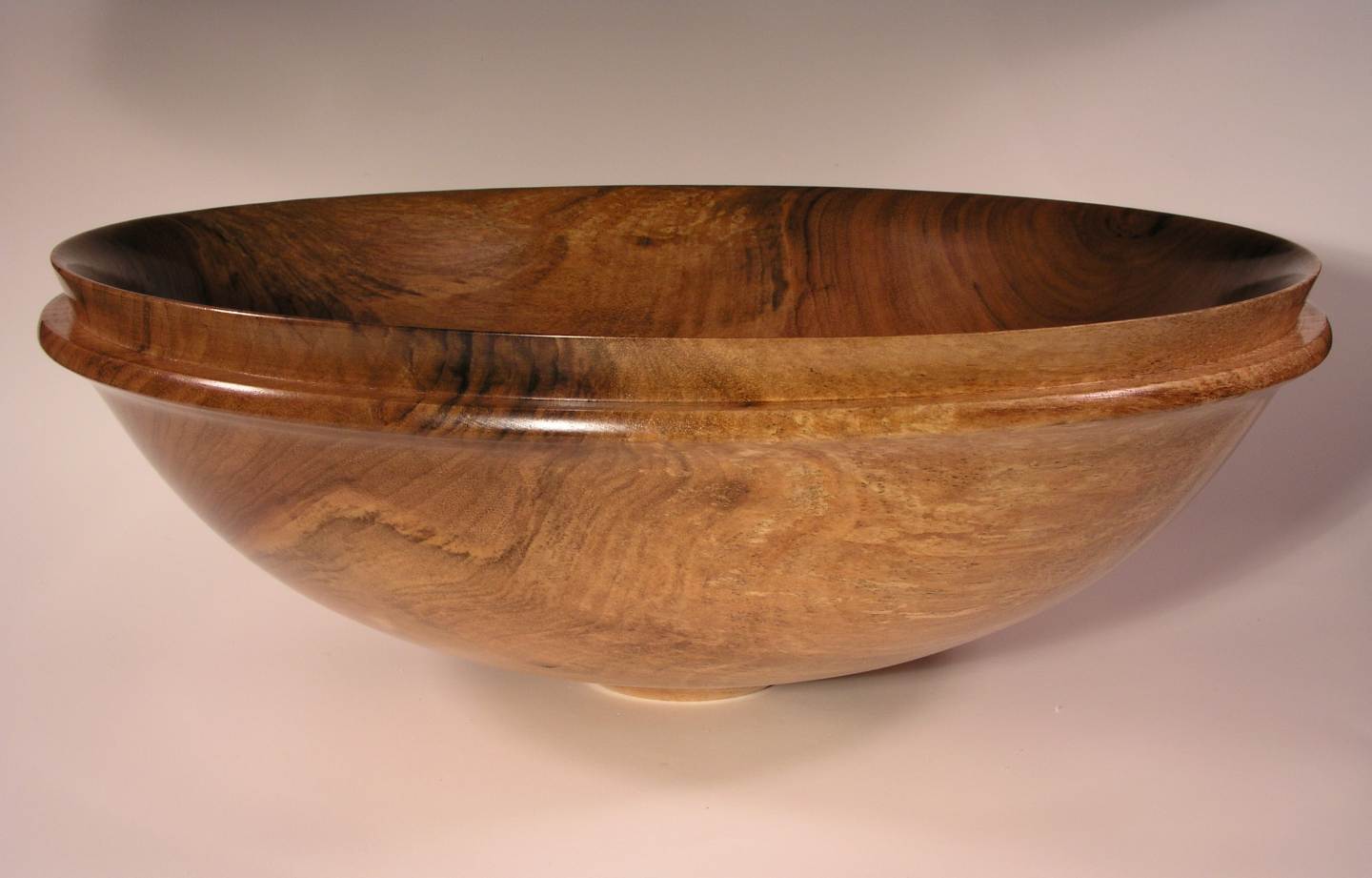 Walnut Bowl-In-Serpentine-Bowl