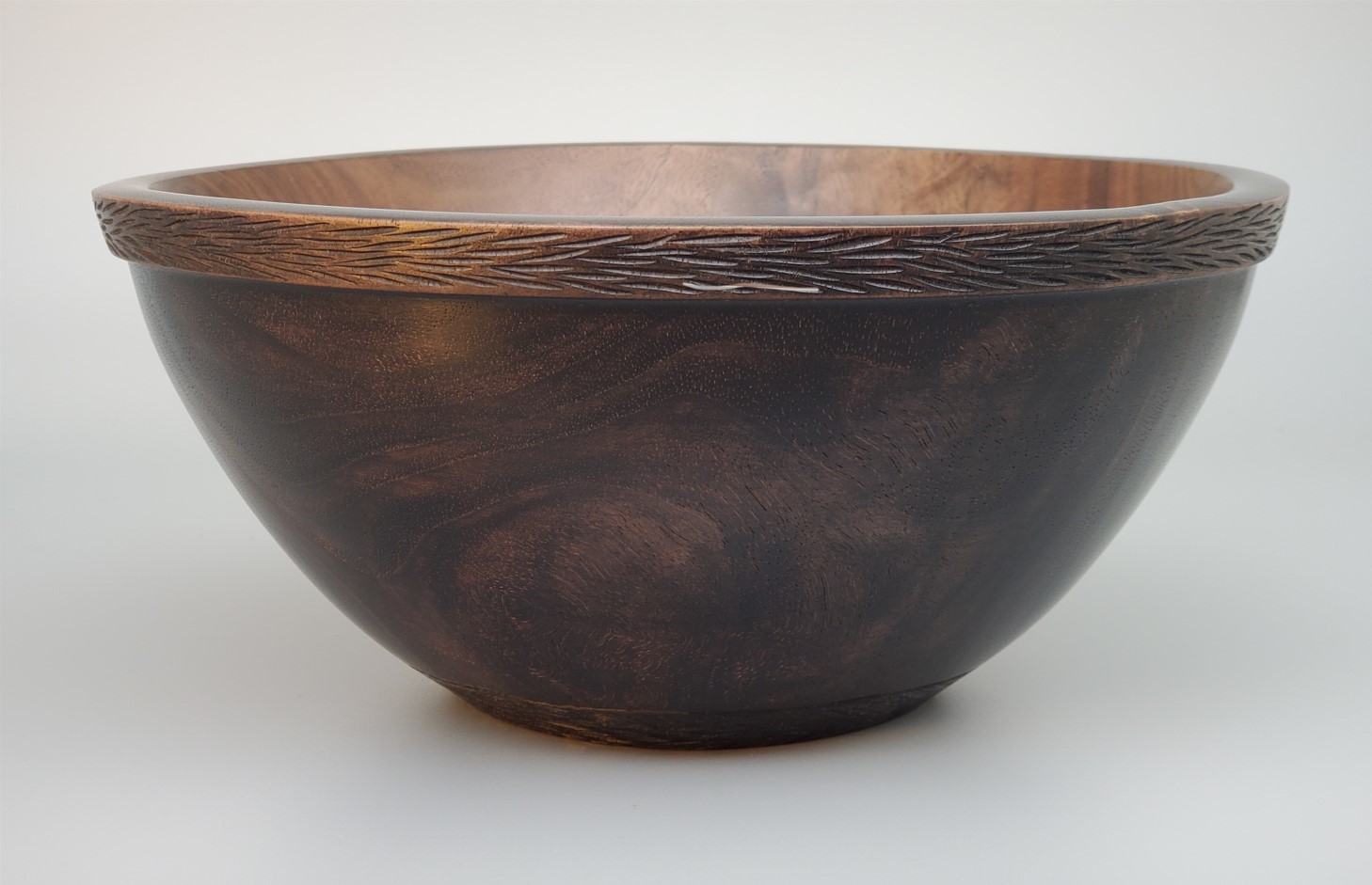 Walnut Ebonized Bowl