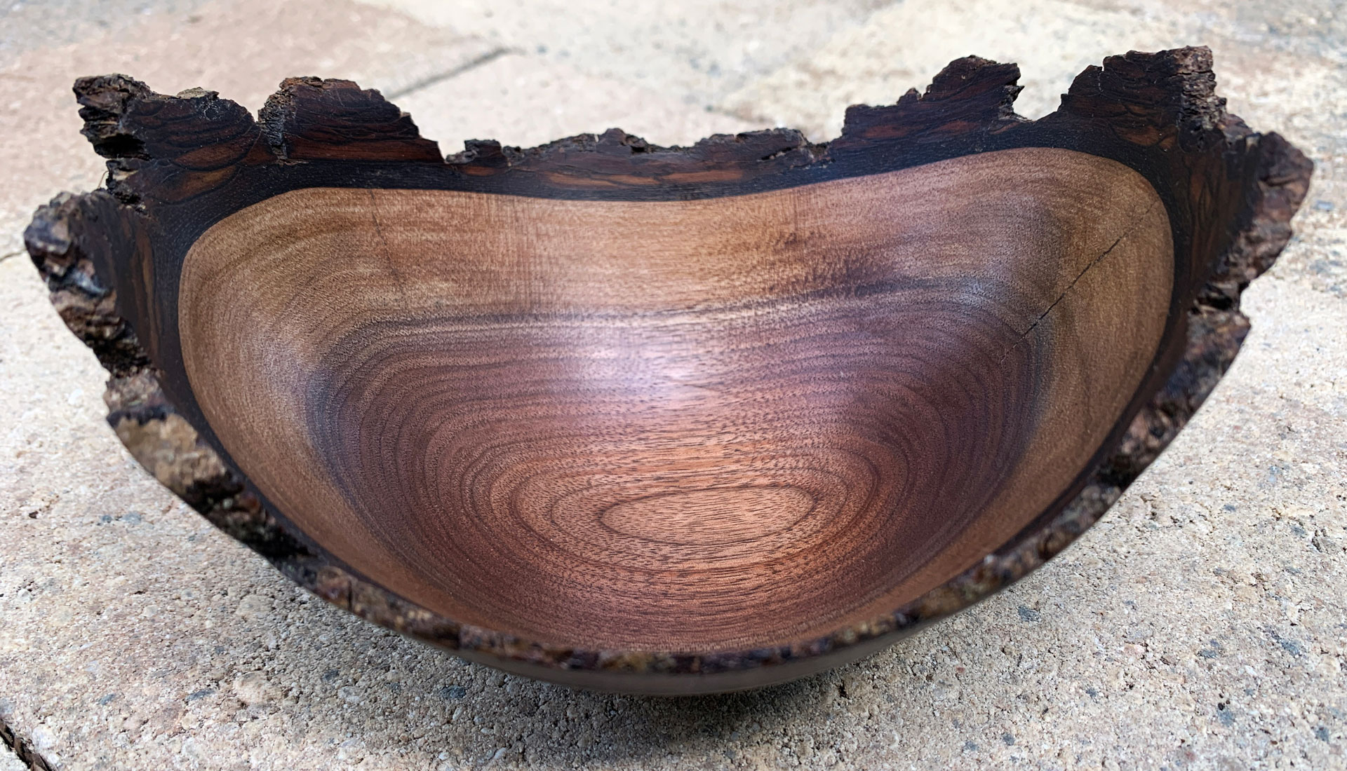 Walnut Live Edge Bowl