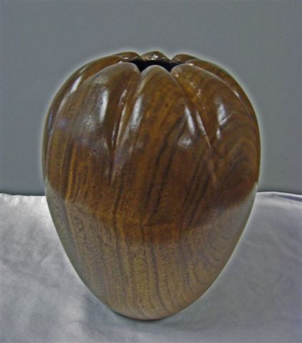 Walnut Vase