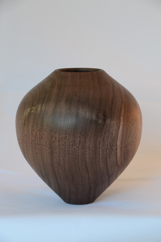 Walnut Vase