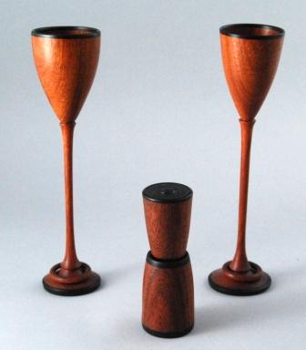 Wedding goblets in Bloodwood