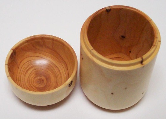 Yew box inside